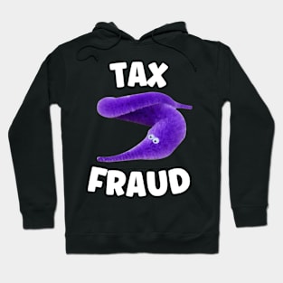 Tax Fraud I heart Worm on a String Meme Hoodie